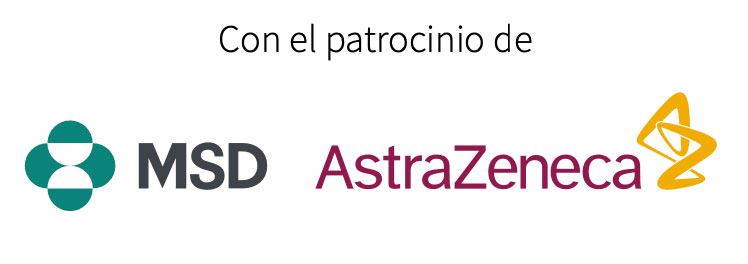 Logotipo de MSD y AstraZeneca