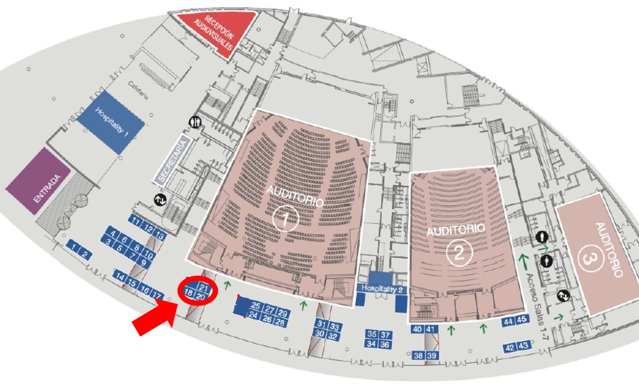 mapa del auditorio