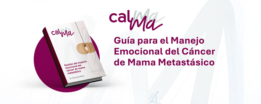 Banner promocional que representa el manejo emocional del cáncer de mama metastásico